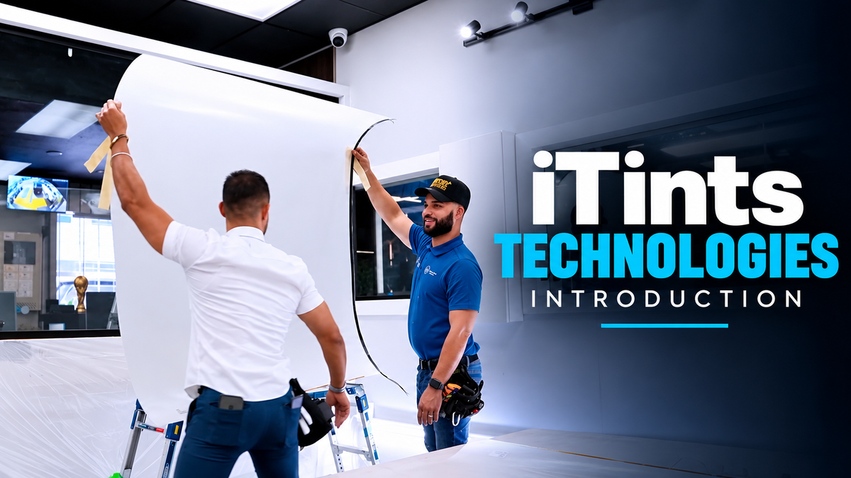 Load video: Imagine effortlessly controlling privacy and lighting in your space with just a touch. This is the future of window treatments with iTints Technology. 🌟 Start your journey with our exclusive smart film demo kit, giving you a hands-on experience of our cutting-edge technology before committing to a full installation. At iTints, every project is tailored to your unique needs, delivering more than just square footage. Enjoy enhanced energy efficiency, sleek design, and seamless smart home integration.